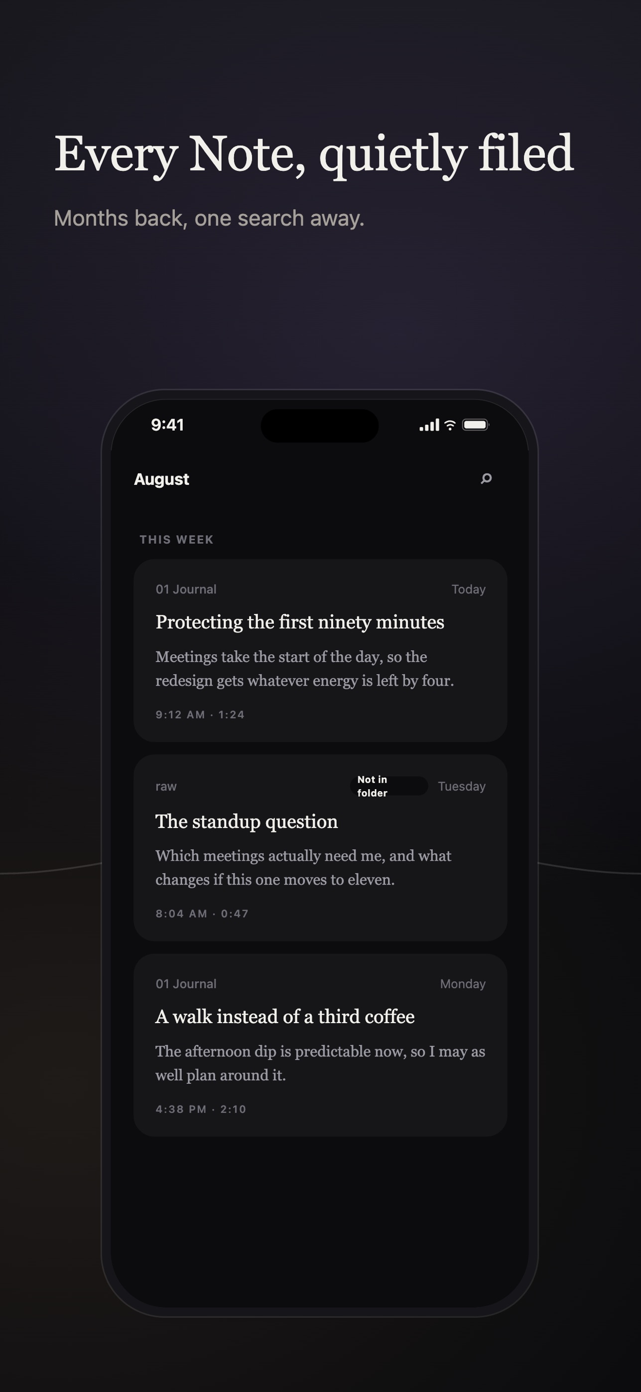 Screenshot 5 of MindDrop: Voice to Markdown