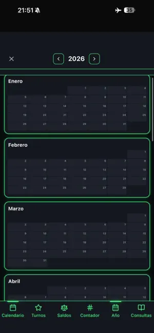 Cuadrante Turnos screenshot 4