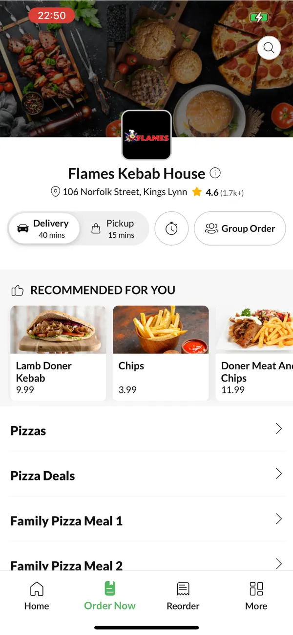 Screenshot #2 pour Flames Kebab House