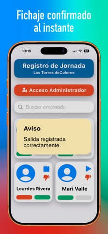 Registro de Jornada Laboral screenshot