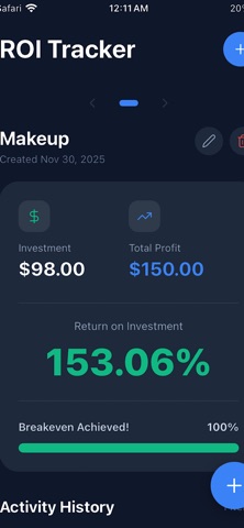 Yield Metrics screenshot
