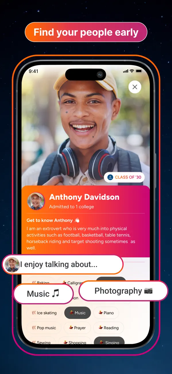 Screenshot #2 pour ZeeMee: Meet College Friends