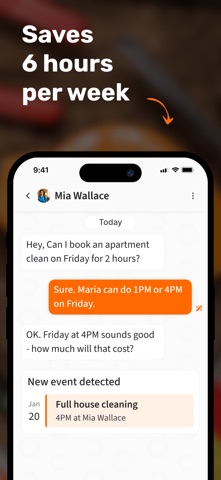Overbooked : AI Field Service iPhone screenshot