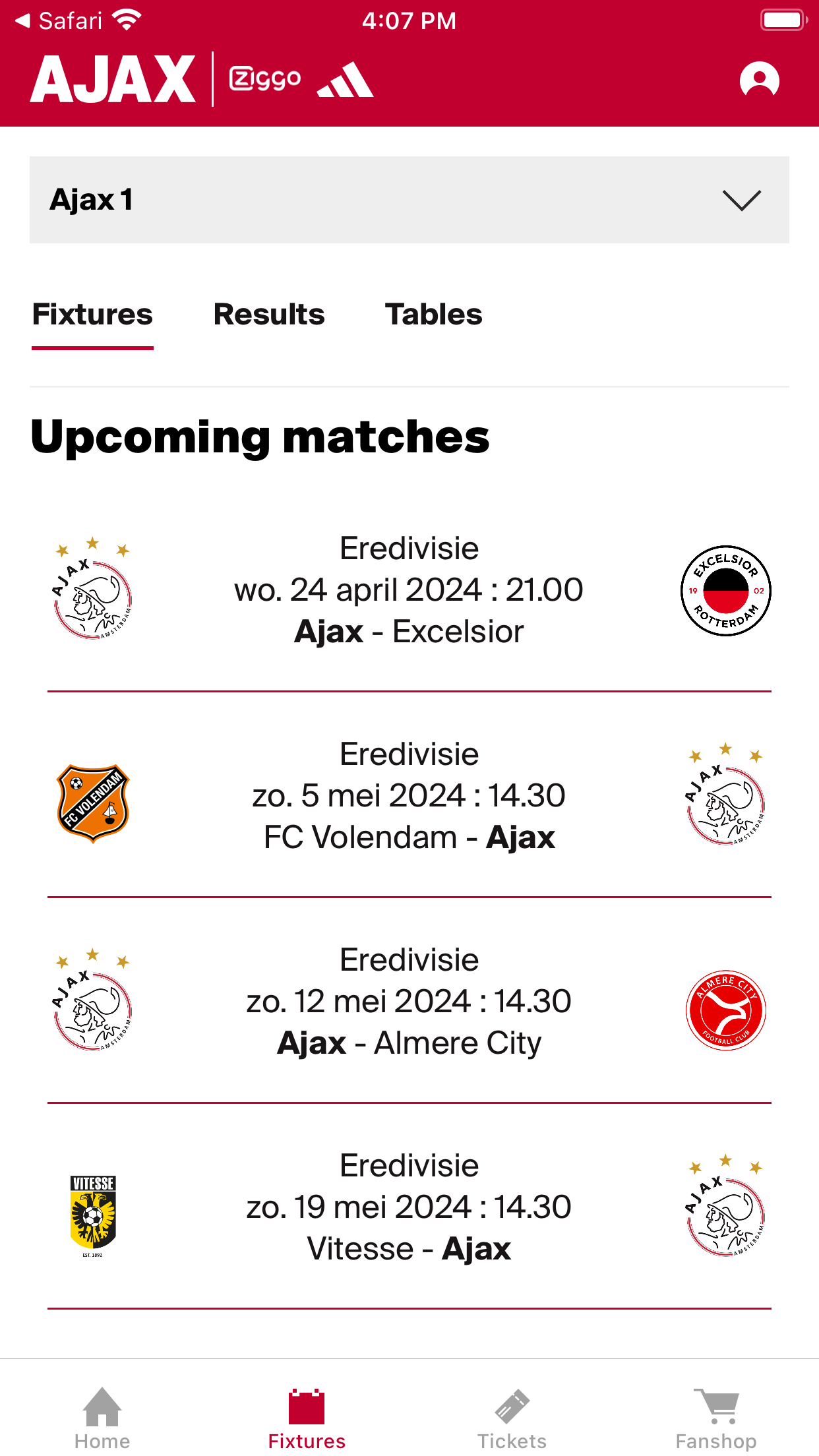 Ajax Official App