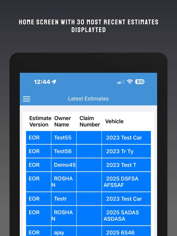 Quicksheet - iPad screenshot 2 - Utilities app