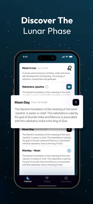 MoonTrack: Moon Phase Calendar screenshot 2