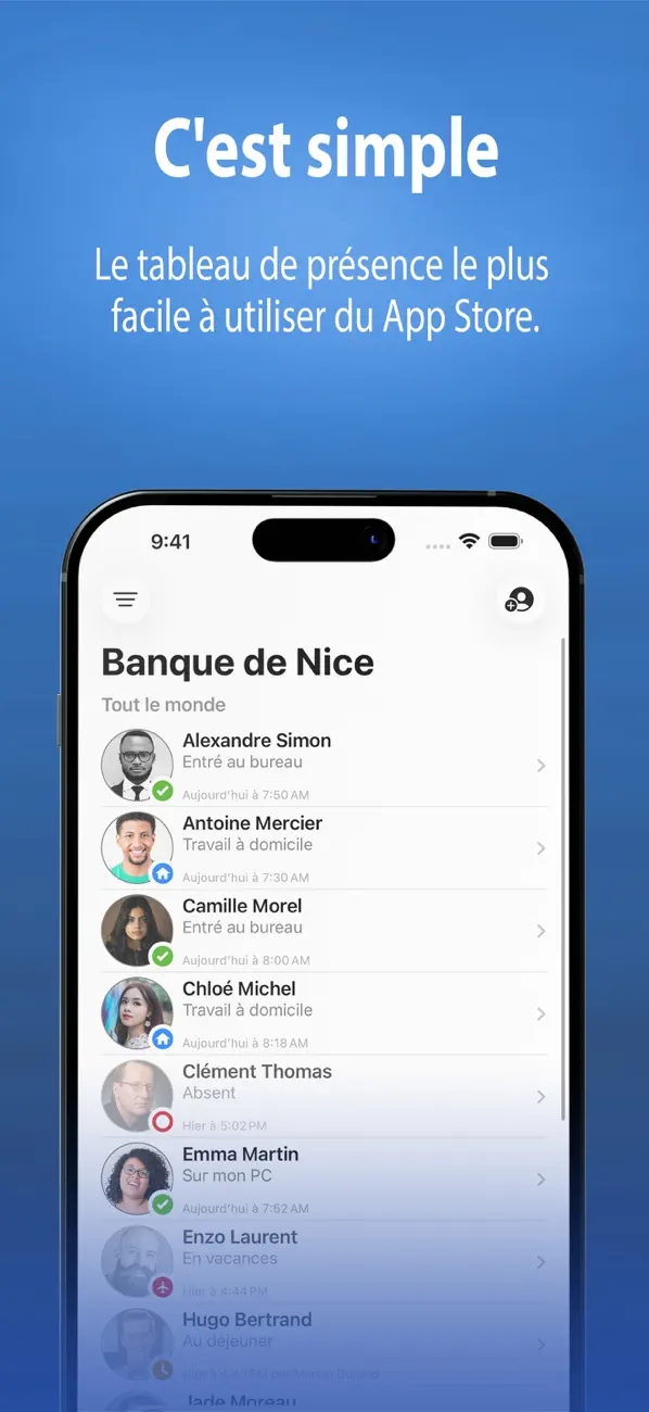 Screenshot #1 pour Simple In/Out