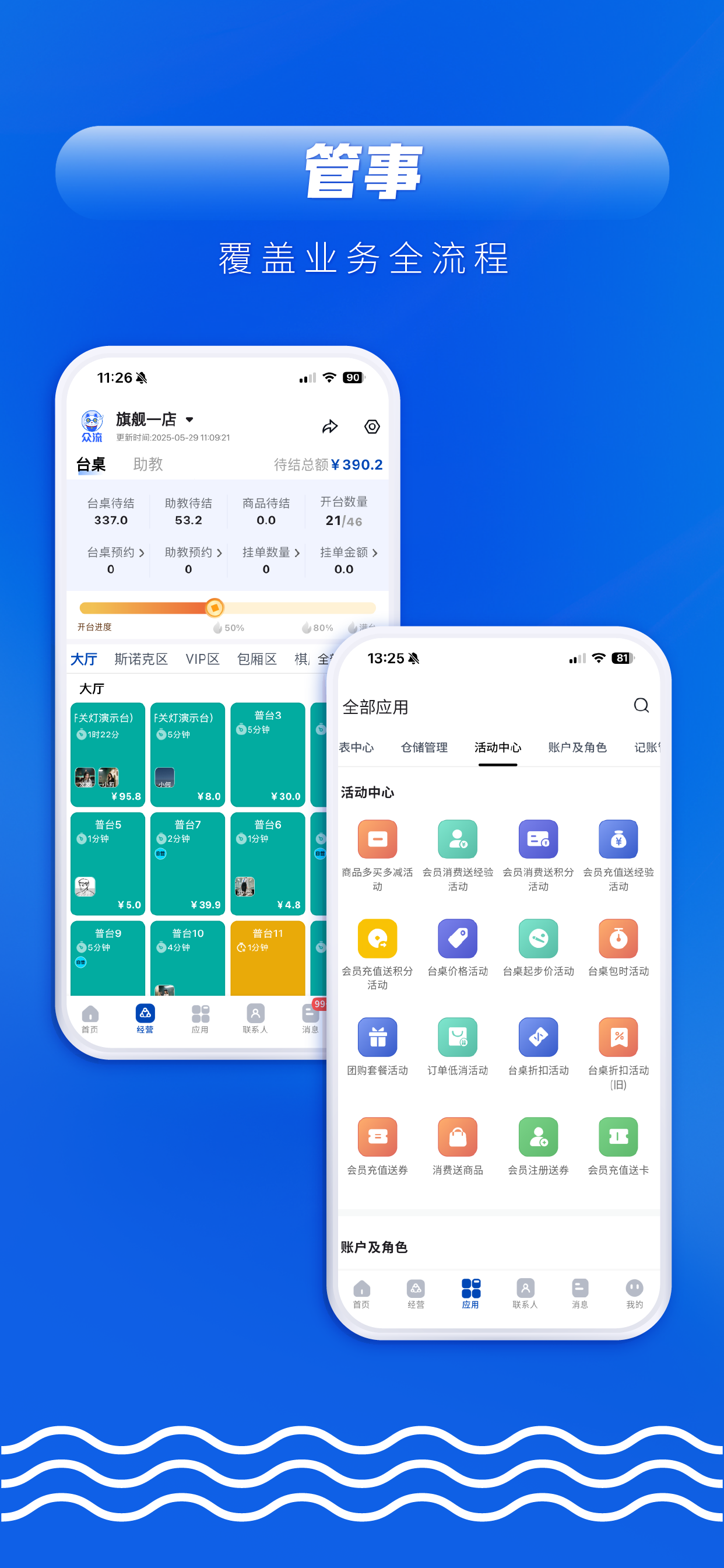众流生意-经营管理系统