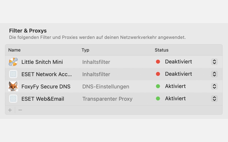 #2. FoxyFy Secure DNS (macOS) Ved: Christian Ahrweiler