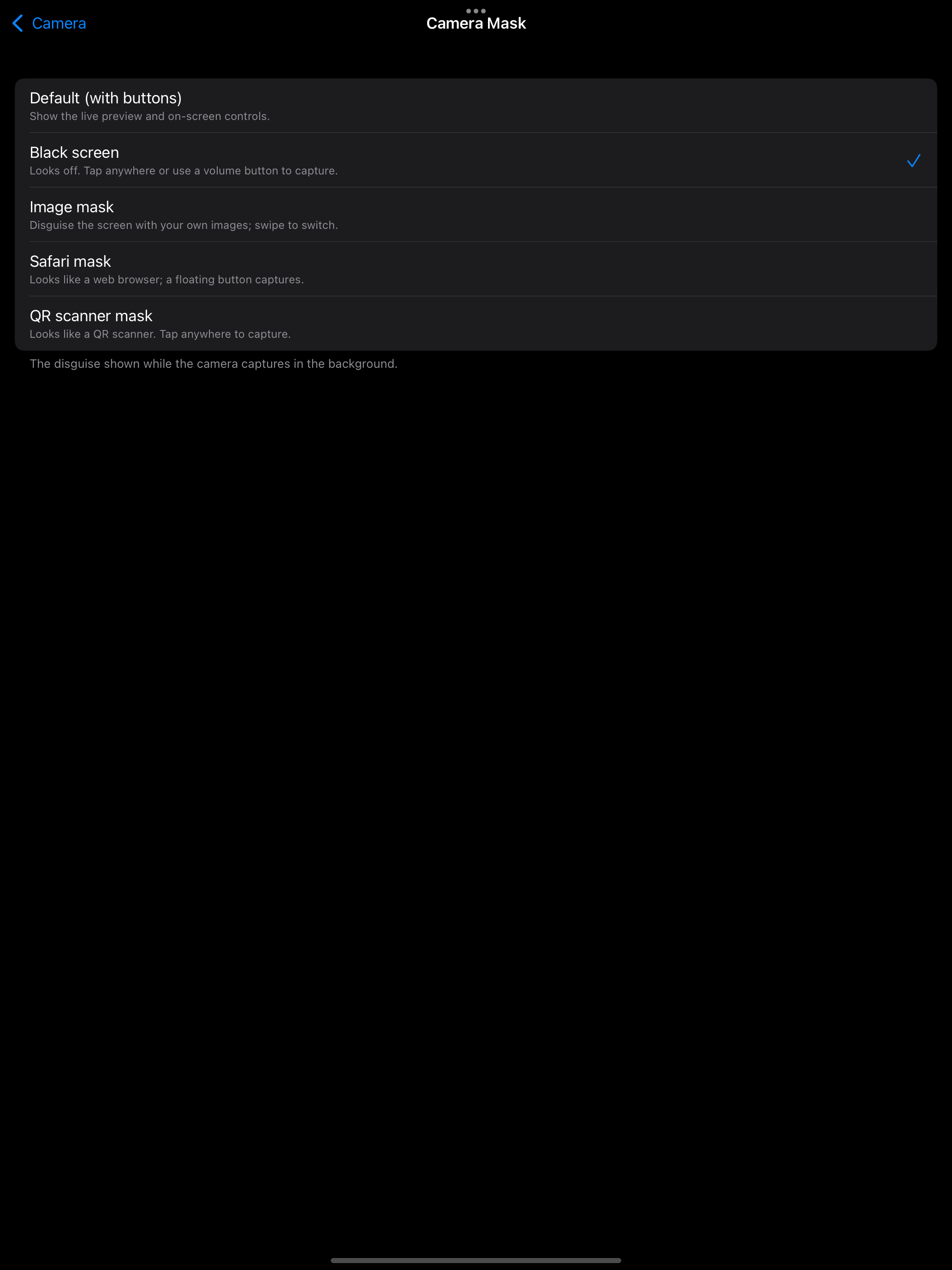 Eclipse: Dark Screen Camera screenshot 11