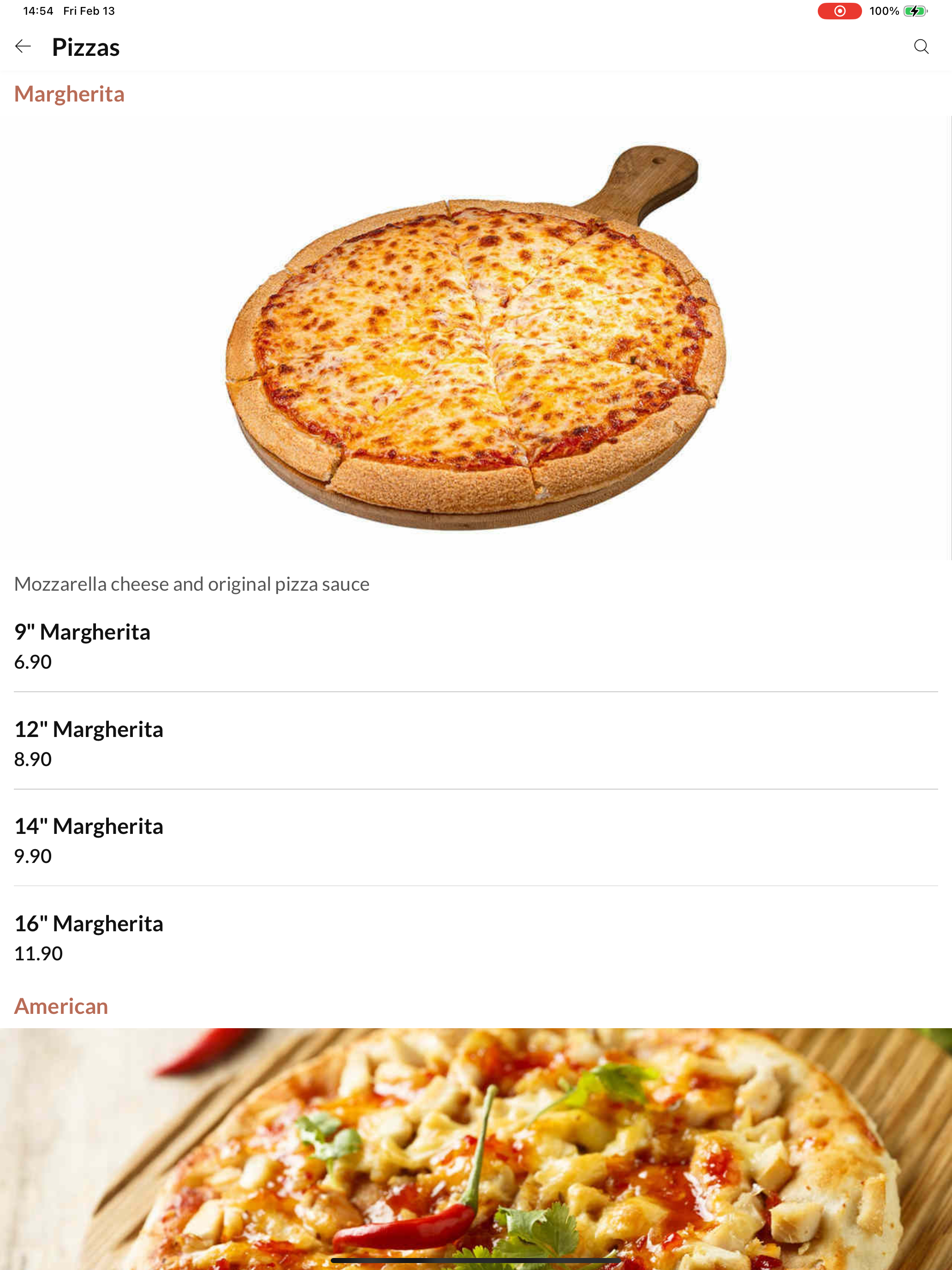 Tates Pizza screenshot 9