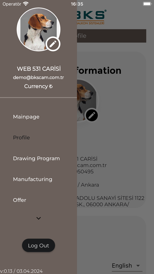 #3. BKS PANEL (iOS) 由: BKS KATLANIR CAM SİSTEMLERİ
