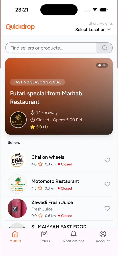 quickdrop delivery - Shopping App | MWM