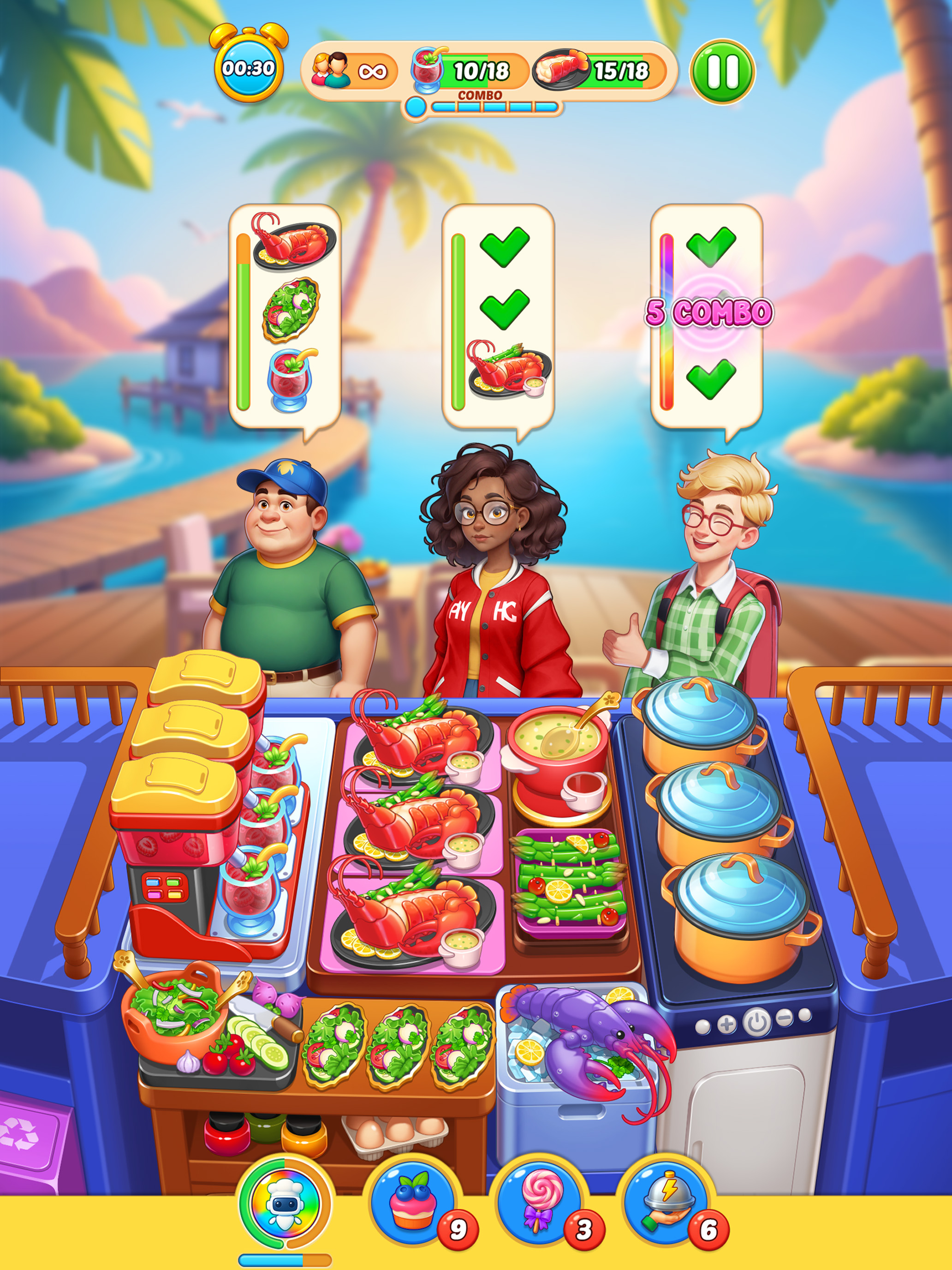 Cooking Crunch Cooking Games