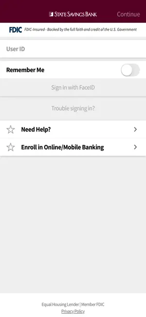 State Savings Bank-NW Michigan screenshot 1