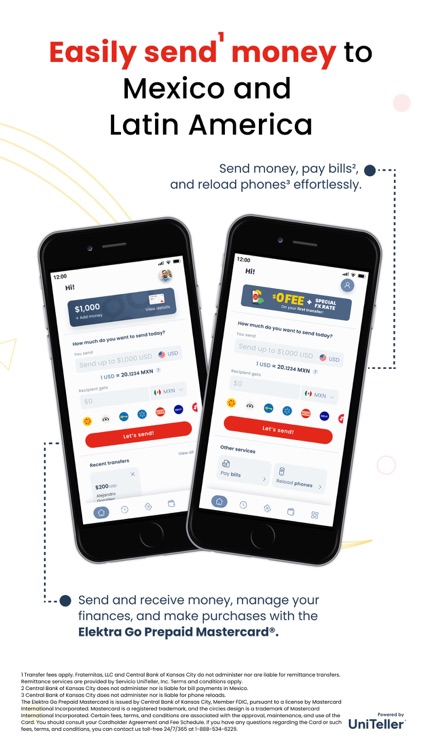 Elektra Go: Money Transfer