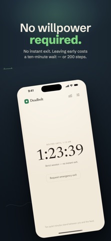 Deadbolt: Screen Time Blocker Screenshot 3 of 6
