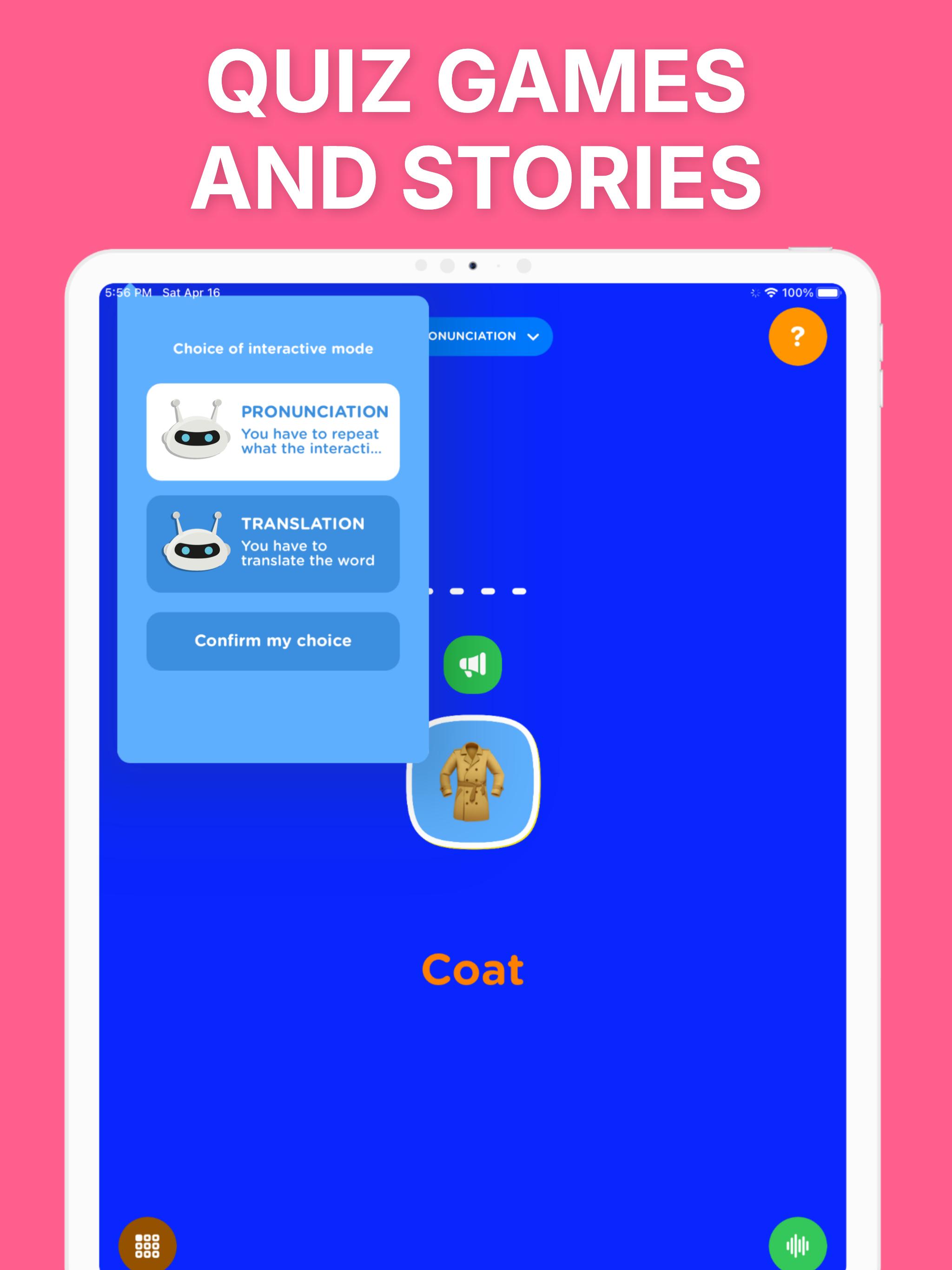 Spanish for kids 3+ Speak Po screenshot 13