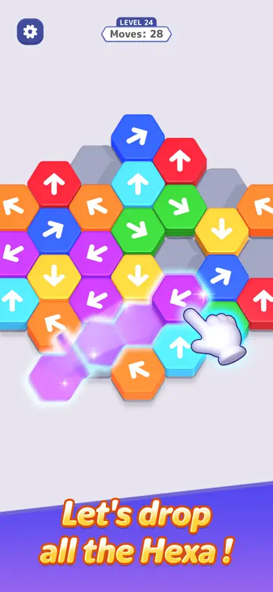 Hexa Away screenshot 4