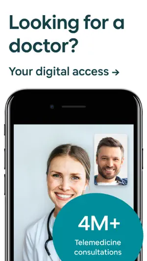 TeleClinic - Online Arzt screenshot 1