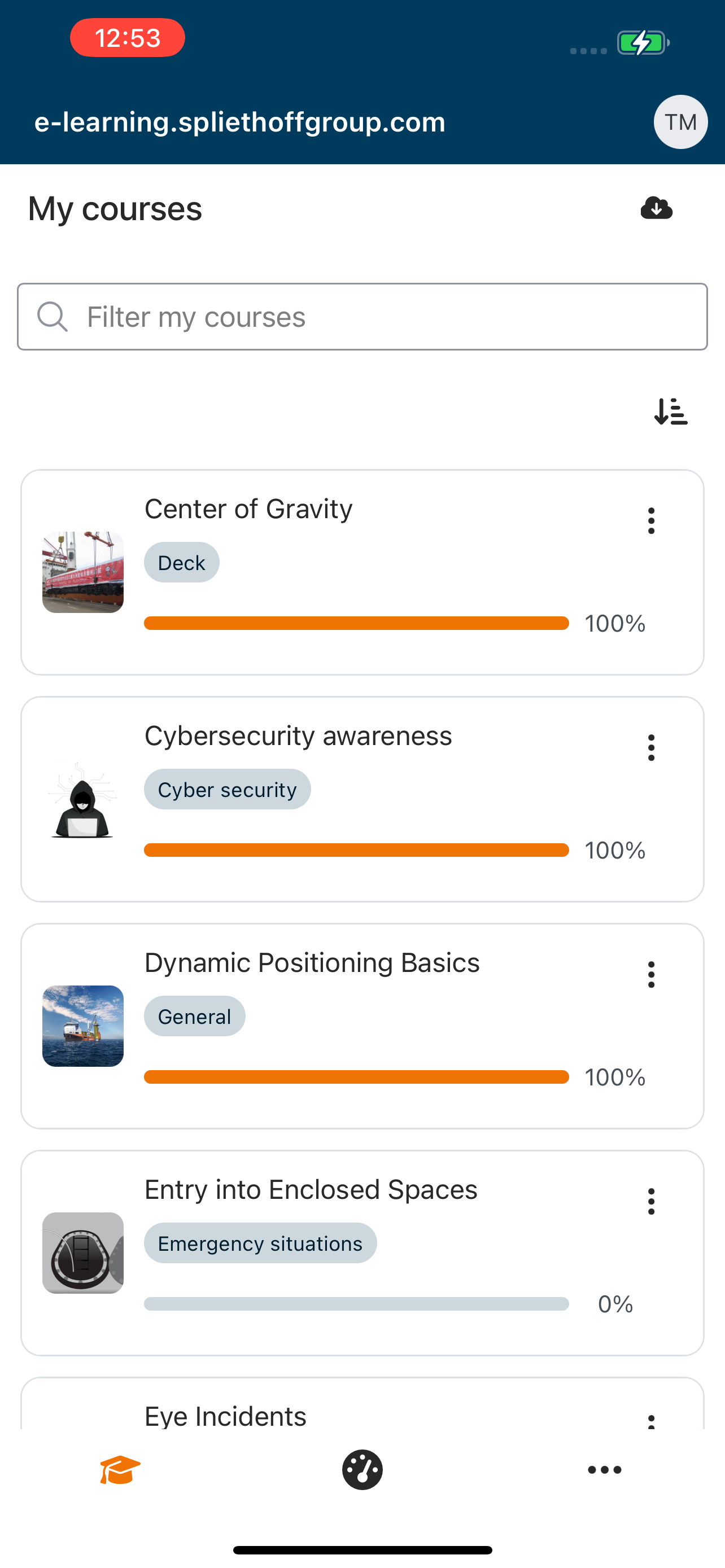 Spliethoff Group e-learning