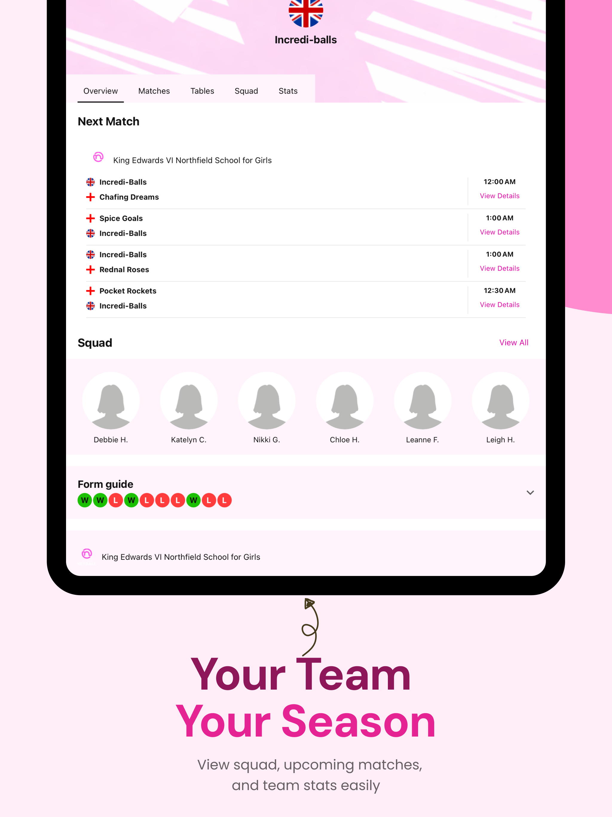 YouPlay Netball UK screenshot 10