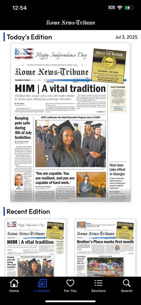 Rome News-Tribune - News App | MWM