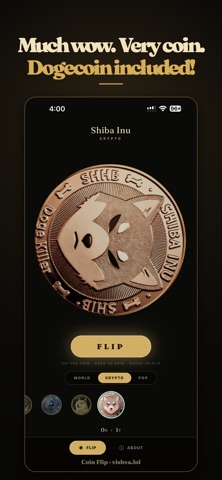 Coin Flip 3D: Heads or Tails iPhone screenshot