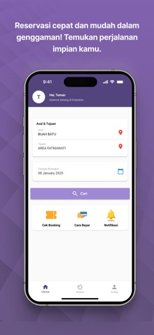 Krakaline - Pesan Tiket Travel screenshot