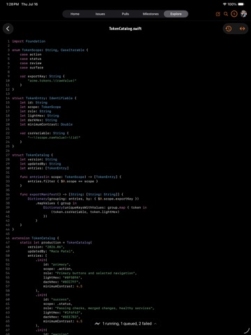 Fjord Mobile iPad screenshot
