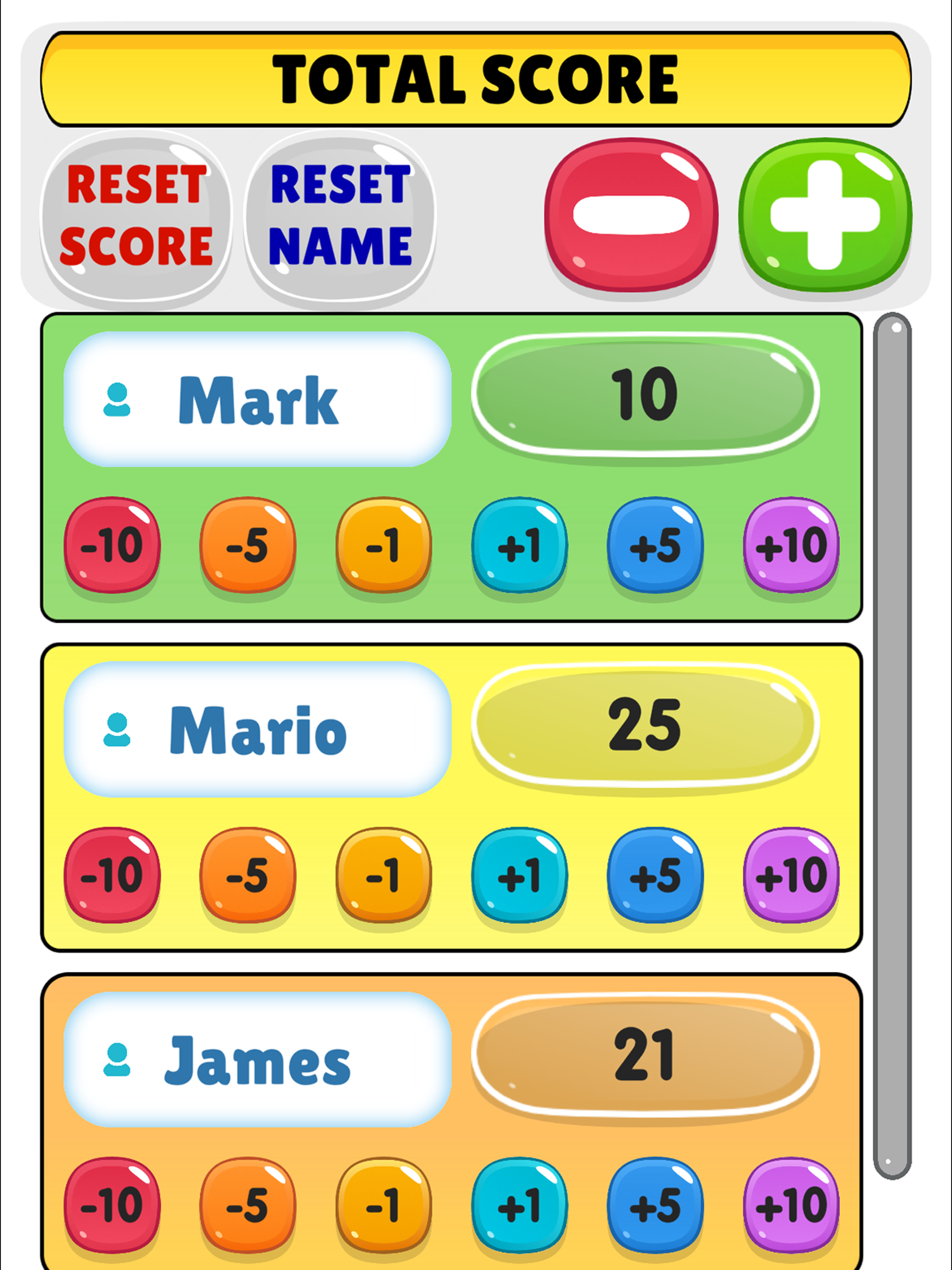 scoreboard manager screenshot 5