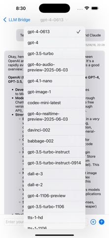 LLM Bridge - Multi LLM Client Screenshot 10 of 10