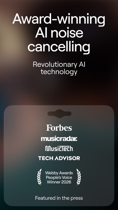 Voice Cleaner & Noise Remover iPhone screenshot