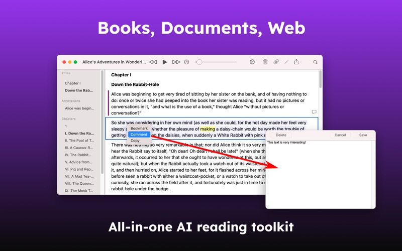 Screenshot #1 pour Speech Central : Lecteur IA