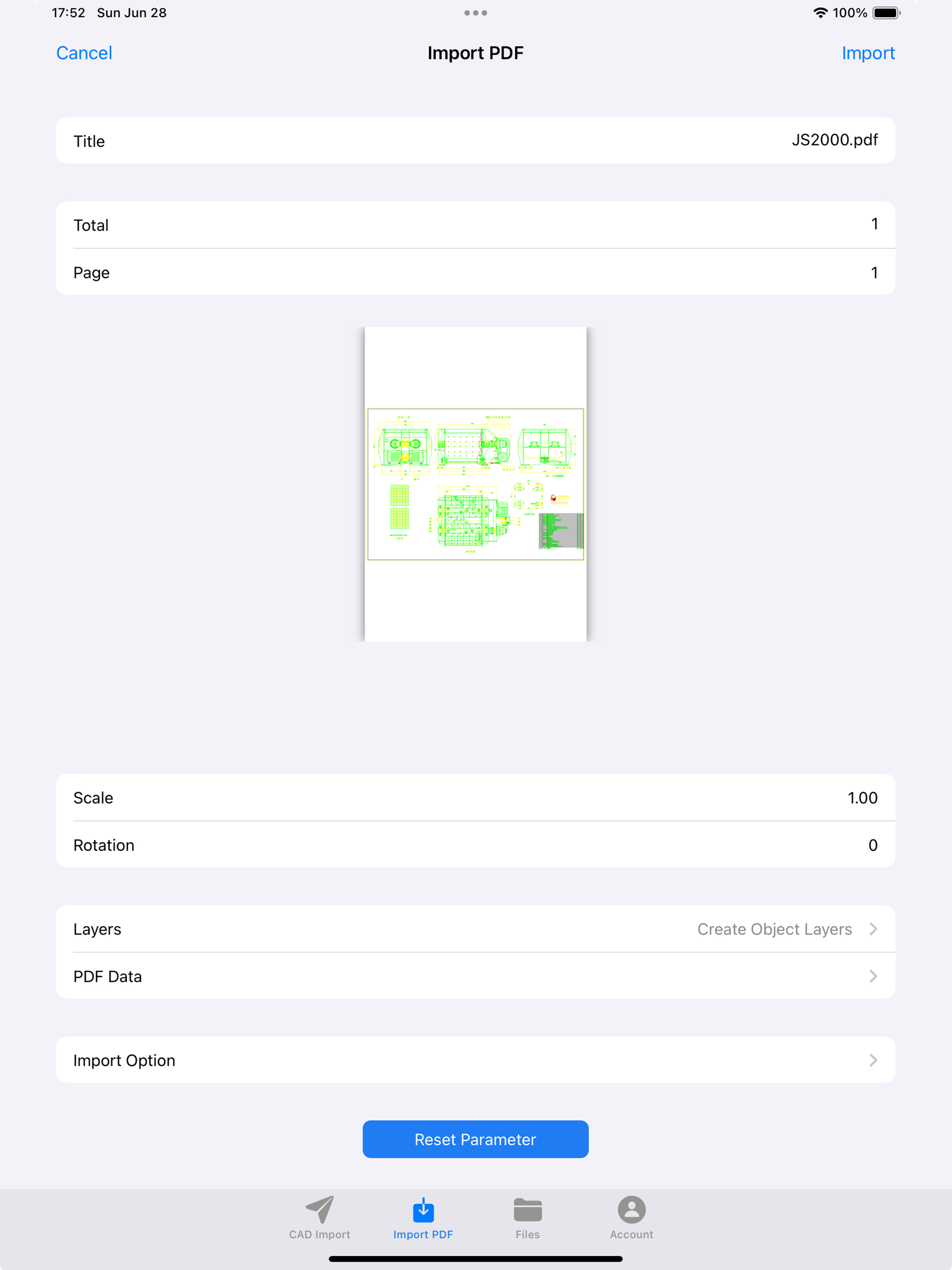 CAD Import - For PDF to DWG screenshot 3
