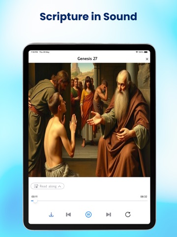 John Gill's Bible Commentary. iPad screenshot