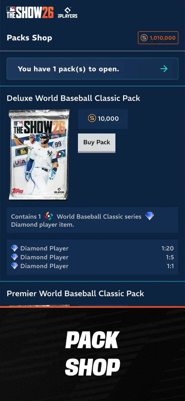 Screenshot #2 pour MLB The Show Companion App