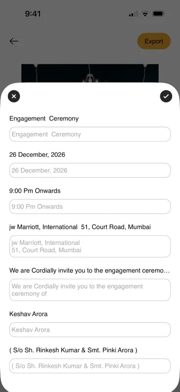 Invitation Maker: Video screenshot 3 of 7