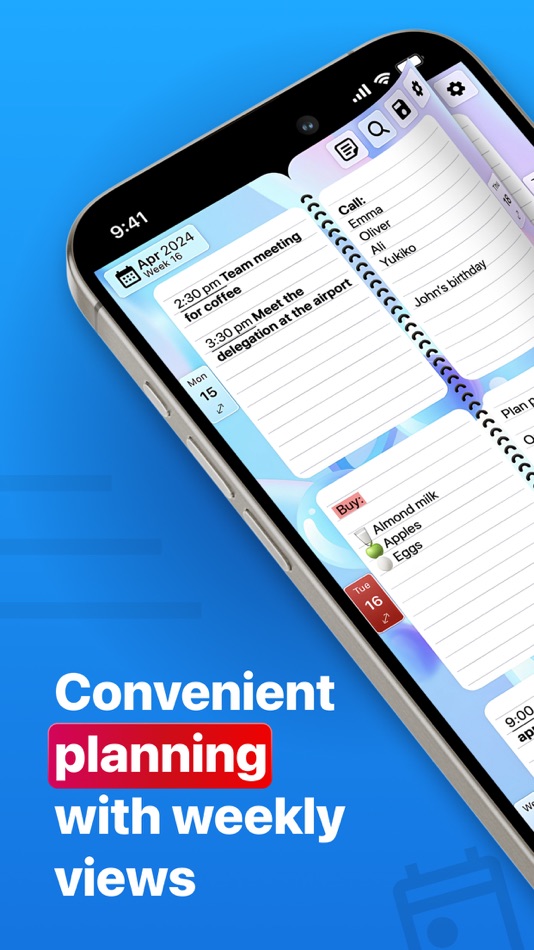 #1. Weekly Planner - Diary, Notes (iOS) 게시자: Digital Legal Tech