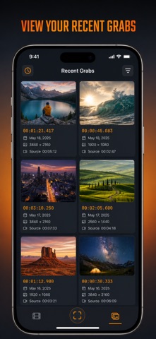 Frame Grabber: Video to JPG iPhone screenshot