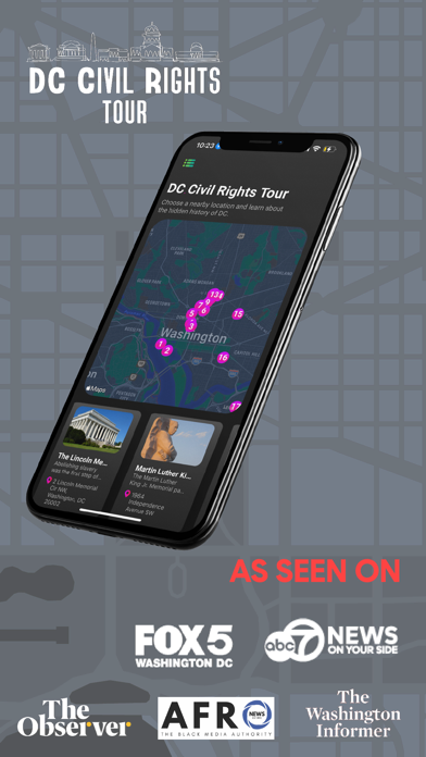 DC Civil Rights Audio Tour Screenshot
