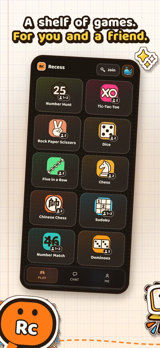 Recess: Board Games screenshot 1