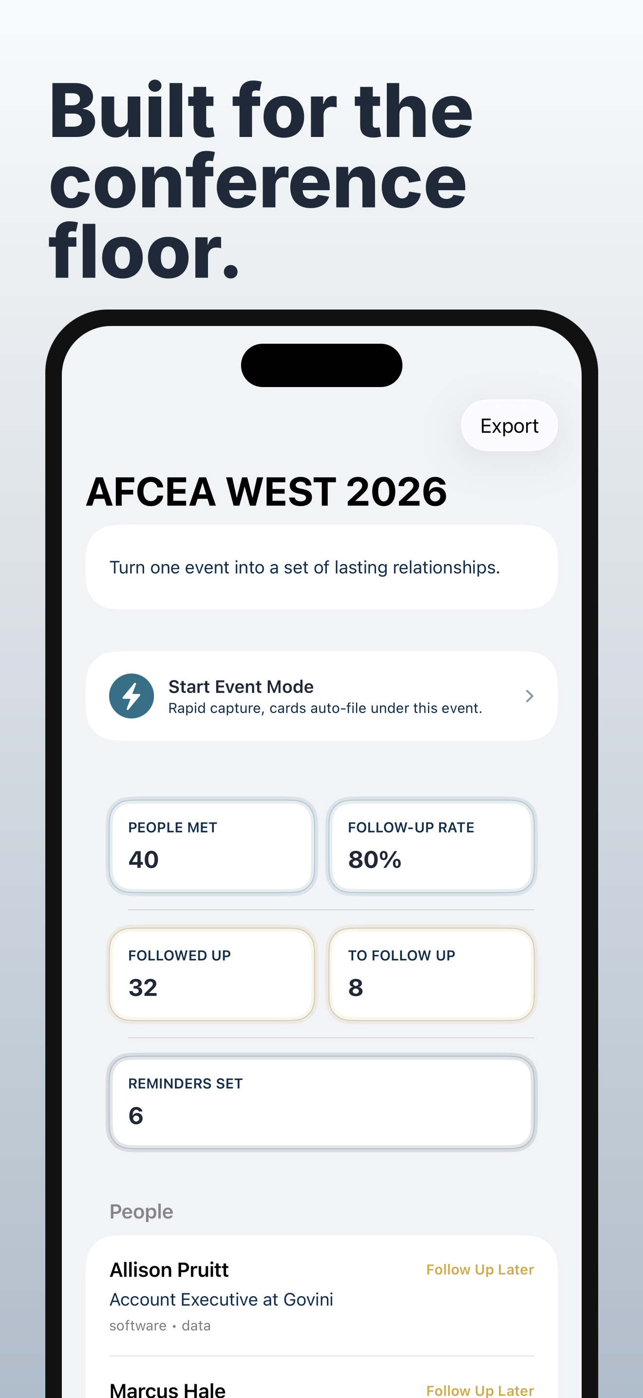 Met: Business Card Scanner
