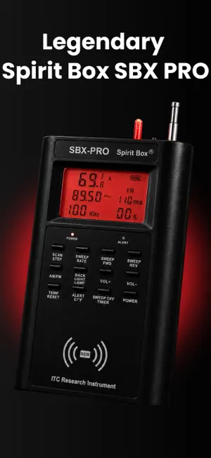 Spirit Box SBX PRO Ghost Radio screenshot 1