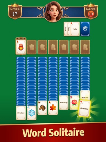 Solitaire Word Associations iPad screenshot