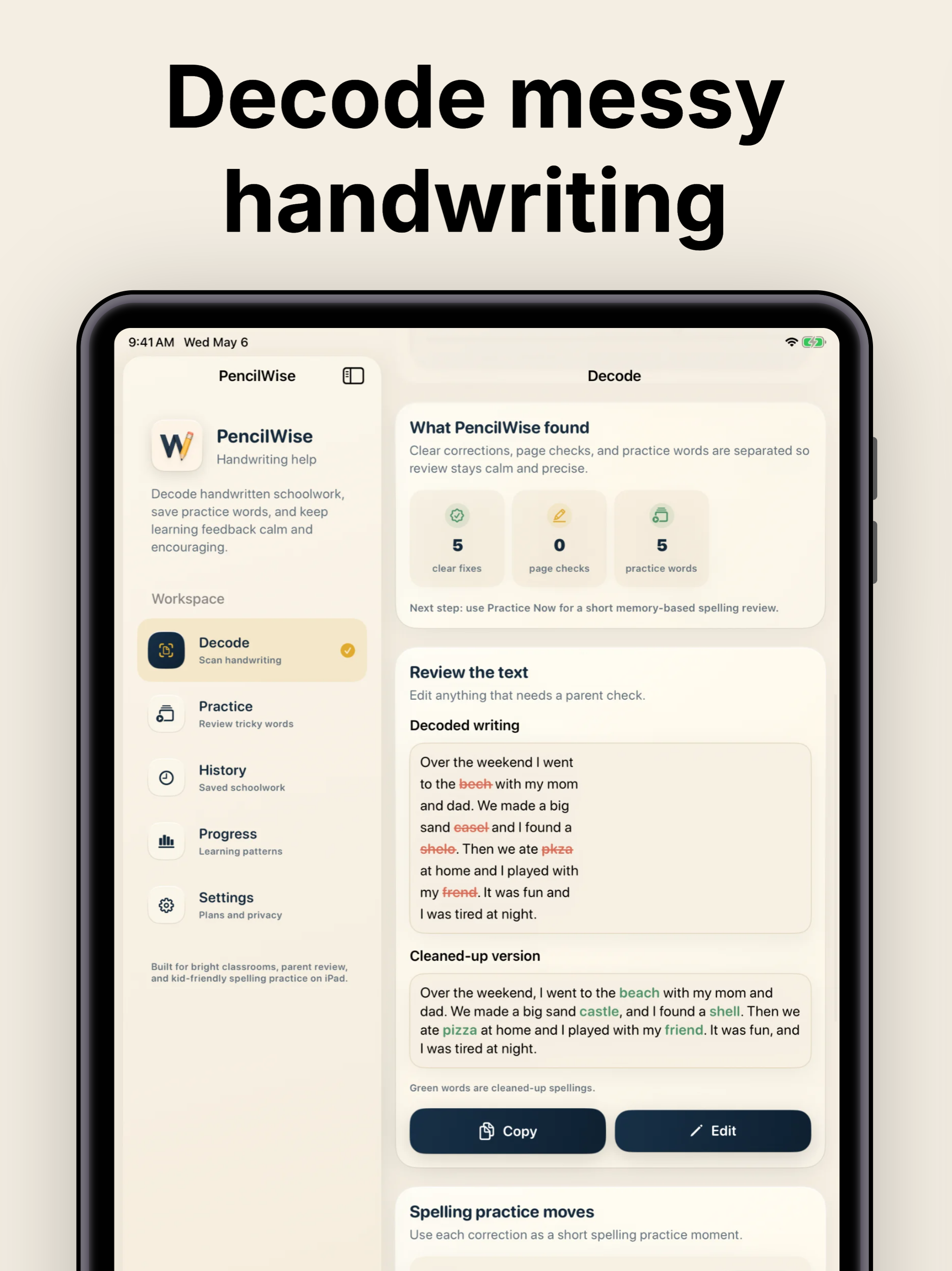 PencilWise: Kids Spelling Help