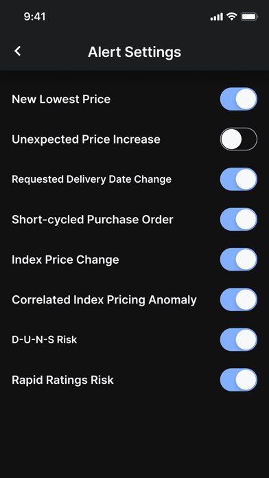 Screenshot 1 of C3 AI Sourcing Optimization V8 App