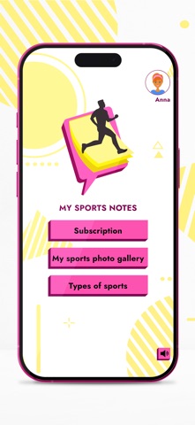 My sports notes screenshot