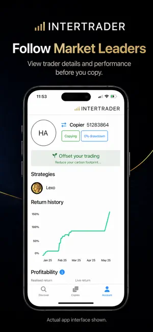 Intertrader Copy Trading screenshot 4