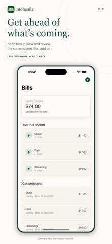 Molecule: Budget & Save Screenshot 4 of 7